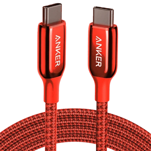 Anker PowerLine+ III USB C to USB C 2.0 Cable 6ft Red